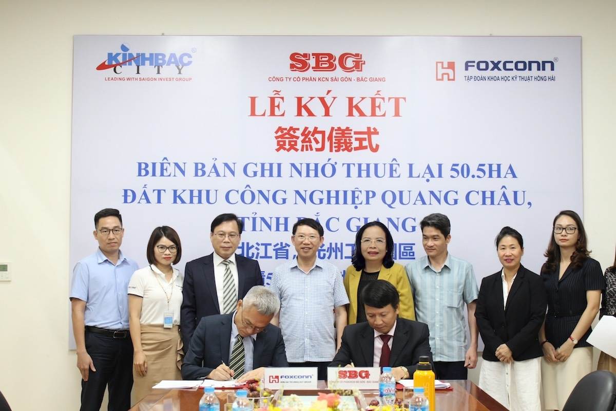 KBC: Foxconn thuê đất của công ty 'đại gia' Đặng Thành Tâm, 