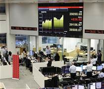 Thị trường chứng khoán châu Á 'lình xình' trong phiên mở cửa đầu tuần