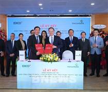 Vietcombank ký kết hợp tác với IDICO chuyển đổi bền vững