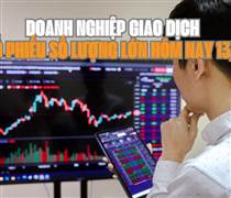 Chứng khoán hôm nay 13/2: 9 doanh nghiệp giao dịch cổ phiếu số lượng lớn