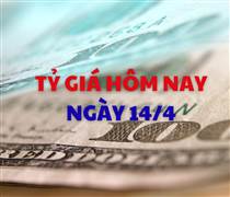 Tỷ giá hôm nay 14/4: USD ổn định, NDT biến động nhẹ
