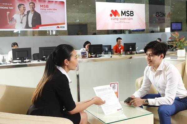 MSB: Thu nhập dịch vụ đột biến, MSB báo lãi quý II tăng gần 