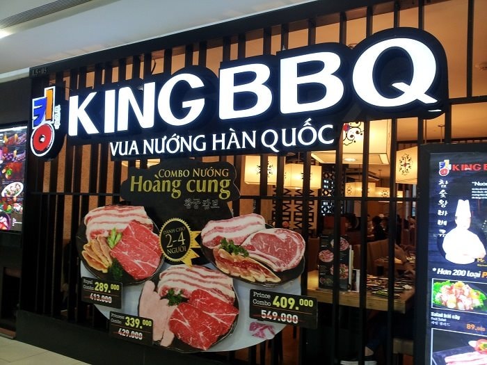 king bbq vincom ba trieu