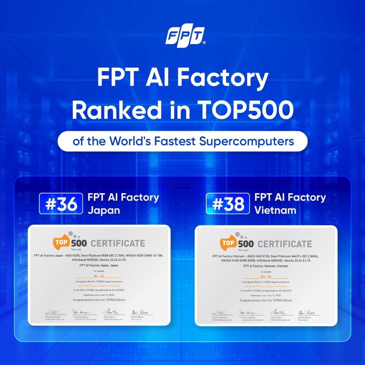 fpt ai factory top500 vn