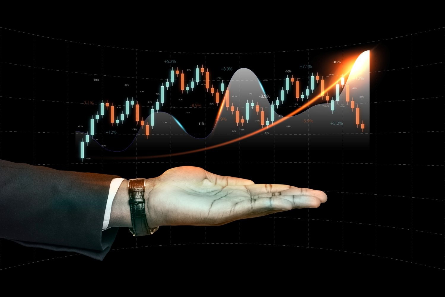 collage finance banner concept 6