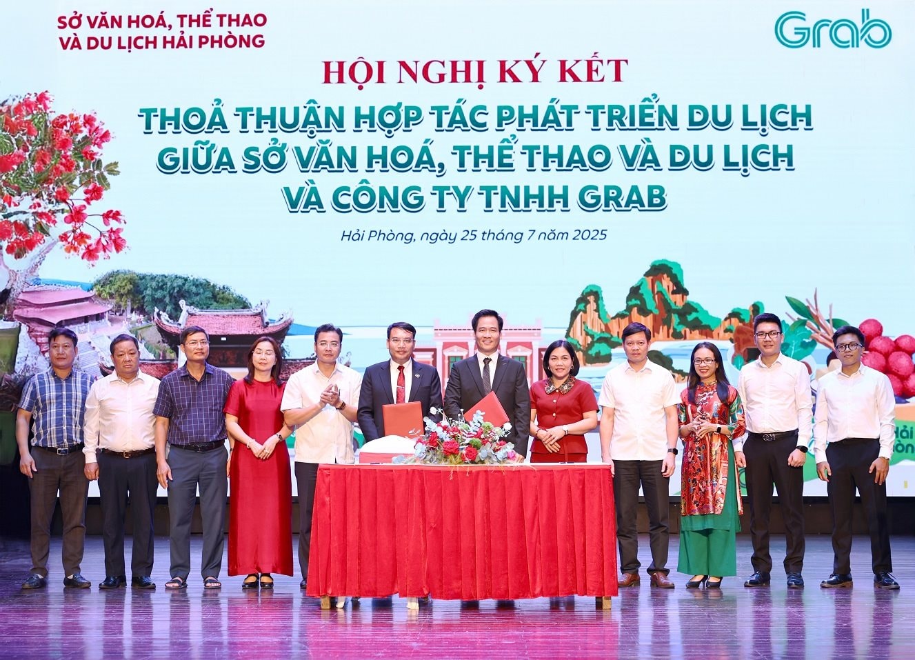 so van hoa the thao va du lich hai phong va grab viet nam ky bien ban thoa thuan hop tac 2