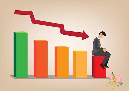 pngtree economic downturn stock