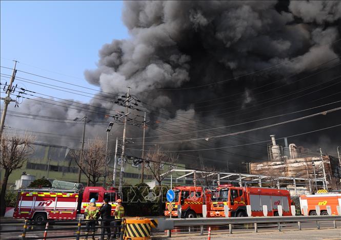 Vụ cháy nhà máy phụ tùng ô tô tại Hàn Quốc: 14 người vẫn mất tích, 24 người nguy kịch