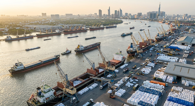 77 tàu cập cảng mang theo hơn nửa triệu tấn mặt hàng xuất khẩu chiến lược: 2 nước láng giềng mang tin vui lớn cho Việt Nam