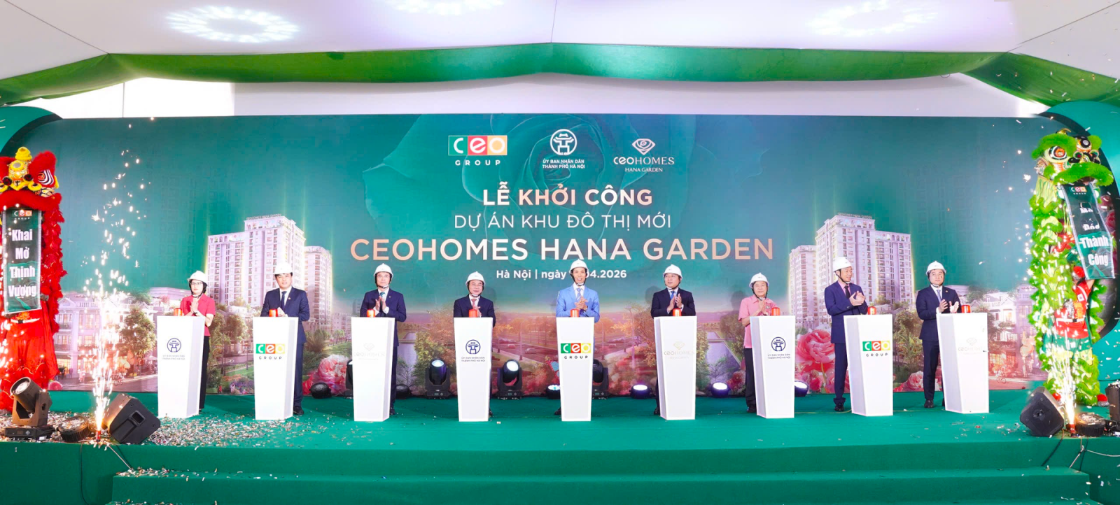 CEO Group khởi công khu đô thị quy mô hơn 20ha tại phía Bắc Thủ đô