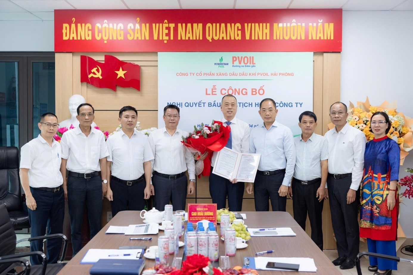 OIL: Ông Đặng Tiến Dũng được bầu làm Chủ tịch HĐQT PVOIL Hải Phòng