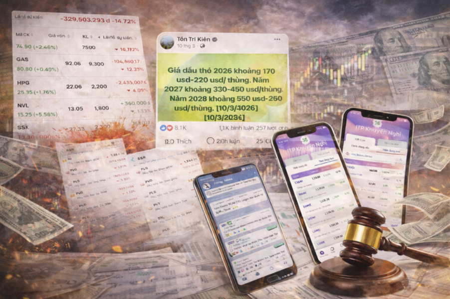 Nhộn nhạo 'chuyên gia', hội nhóm chứng khoán: Ngậm đắng vì tin 'giá dầu vượt 500 USD/thùng'