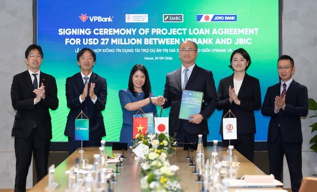 VPBank ký kết khoản vay 27 triệu USD với JBIC, tài trợ dự án truyền tải điện- Ảnh 1.