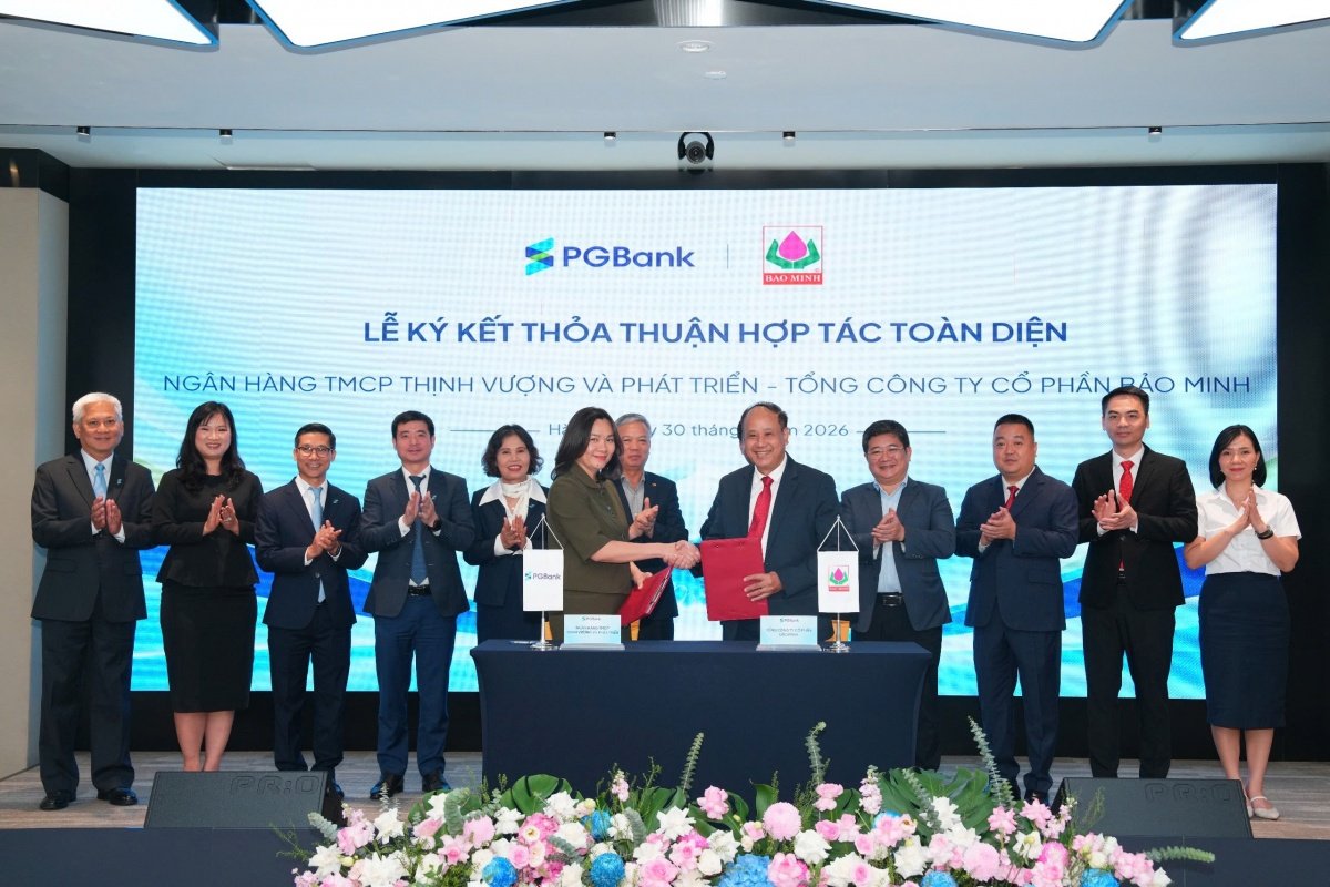 PGBank và Tổng Công ty cổ phần Bảo Minh ký kết Thỏa thuận hợp tác toàn diện