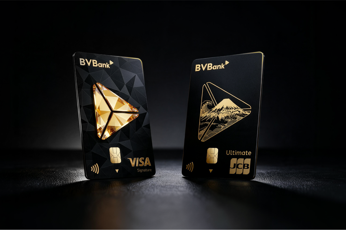 Bộ đôi thẻ BVBank JCB Ultimate và BVBank Visa Signature “Sống chuẩn tinh hoa - xứng tầm khác biệt”