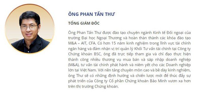 Hai thành viên HĐQT Chứng khoán Bảo Minh nộp đơn từ nhiệm - Ảnh 1.