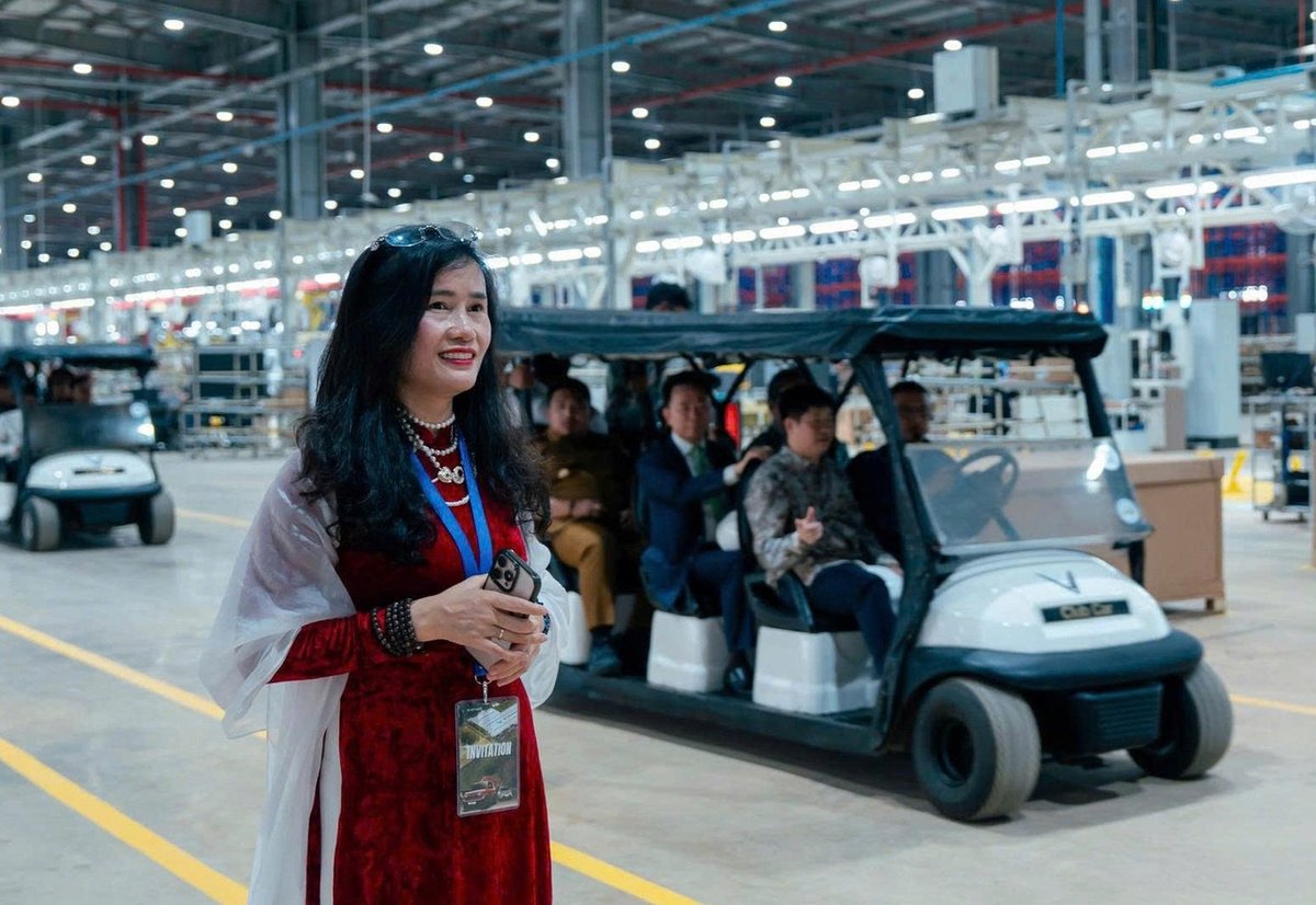 Bà Hồ Thị Nga, Phó Tổng giám đốc Công ty Weldcom, cho biết doanh nghiệp đã đảm nhận vai trò tổng thầu dây chuyền thân vỏ ô tô tại Việt Nam, Ấn Độ và Indonesia. a3.jpg