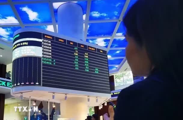 (Ảnh minh họa: TTXVN) vn-index.jpg
