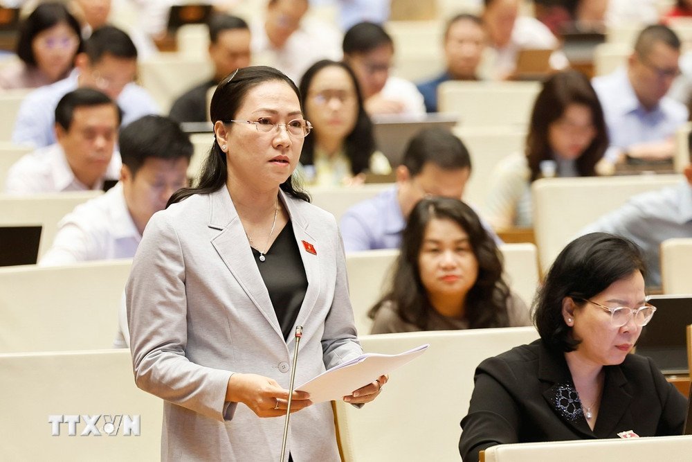 Đại biểu Nguyễn Thị Yến Nhi. (Ảnh: TTXVN) ttxvn_nguyen-thi-yen-nhi.jpg