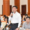 Ông Hoàng Văn Thu chia sẻ thông tin nâng hạng thị trường chứng khoán theo tiêu chuẩn MSCI, hướng tới phát triển bền vững và ổn định. (Ảnh: Vietnam+)