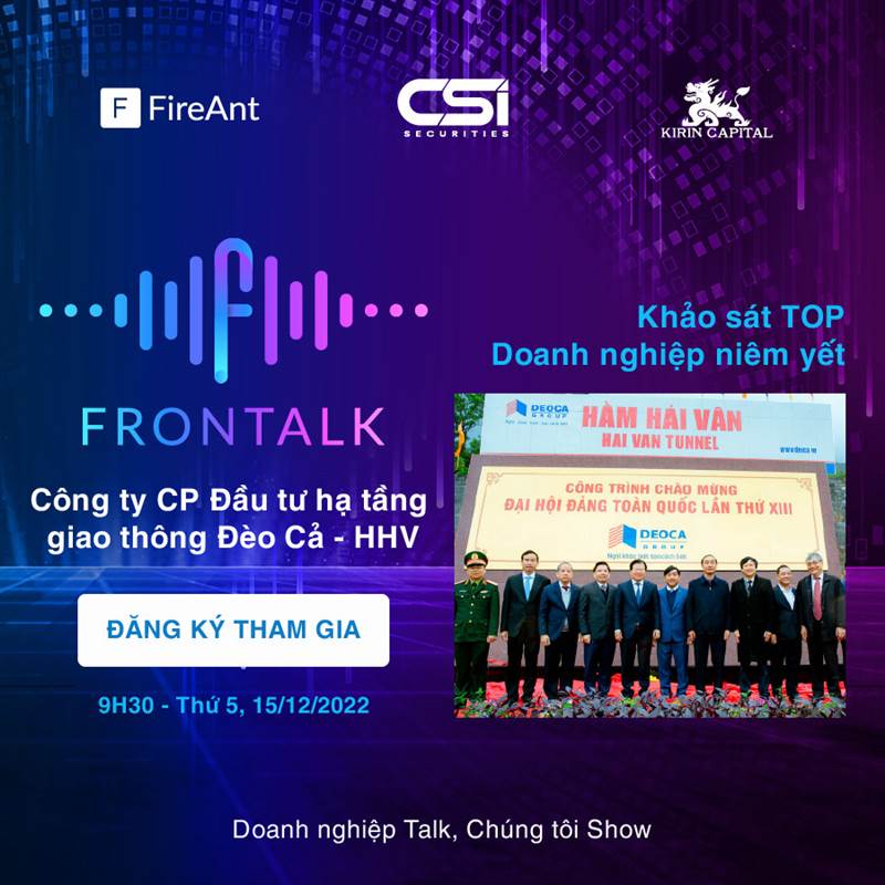 FRONTALK số 11: CTCP Đầu tư hạ tầng giao thông Đèo Cả (HHV) 