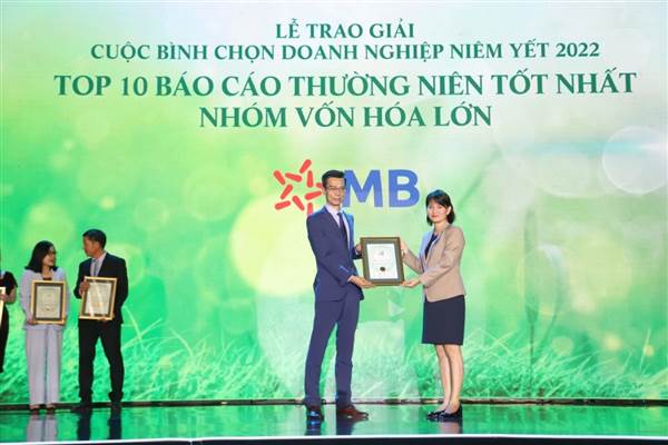 MBB: MB vào top 10 doanh nghiêp niêm yết có báo cáo thường n