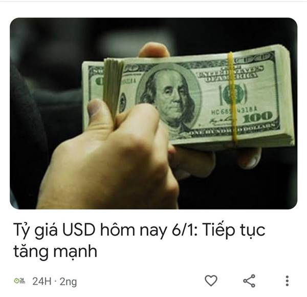 Cứ nhặt dần con USD sau ĐẠI BIẾN TRÊN TTCKVN cho tới nay và 