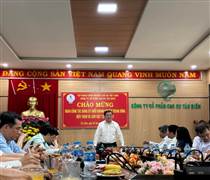 RTB: Bí thư Đảng ủy Khối Doanh nghiệp Trung ương làm việc với Cao su Tân Biên