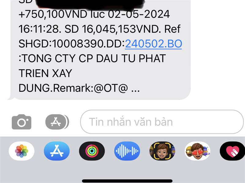 Tiền dự đại hội đã về tk, đợt này chắc là DIG làm ...