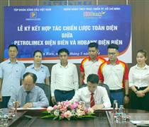 HDBank Điện Biên ký kết hợp tác với Công ty Xăng dầu Điện Biên