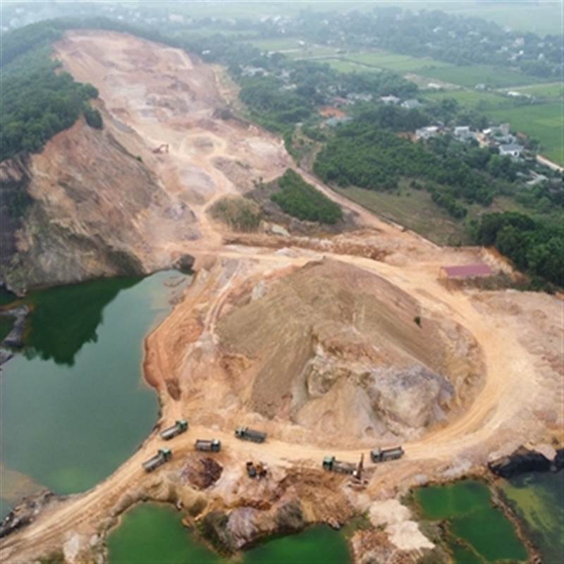 Thanh Hóa: Đoàn kiểm tra liên ngành kiểm tra mỏ đất của Công ty Việt Lào liên quan đến đơn thư của công dân