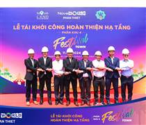 NVL: Novaworld Phan Thiet khởi động thi công hoàn thiện hạ tầng phân khu 4 – Festival Town