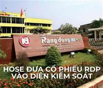 RDP: HoSE đưa cổ phiếu RDP vào diện kiểm soát