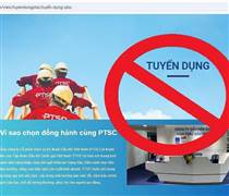 Cảnh báo thông tin tuyển dụng mạo danh Tổng công ty PTSC