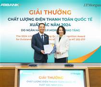 ABBANK được vinh danh ngân hàng có “chất lượng điện thanh toán quốc tế xuất sắc 2024”