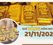 Giá vàng hôm nay 21/11: Tăng gần 1 triệu đồng, sắp chạm mức 86 triệu đồng/lượng