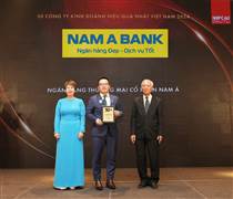 Nam A Bank - Top 50 Công ty kinh doanh hiệu quả nhất Việt Nam 2024