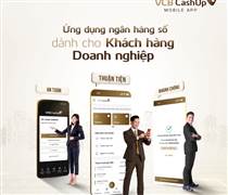 Vietcombank thông báo ra mắt VCB CashUp Mobile dành cho khách hàng doanh nghiệp