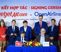 VJC: Vietjet Air bắt tay OpenAirlines để tiên phong ứng dụng AI