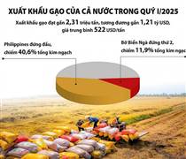 Dự báo giá xuất khẩu gạo Việt sớm khởi sắc trở lại