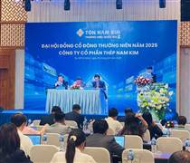 NKG: ĐHĐCĐ Thép Nam Kim - Từ quý 4/2024 đã không bán sang Mỹ, Chủ tịch nói cổ đông “cứ tự tin” vào Nhà máy 4.500 tỷ vận hành từ đầu năm 2026