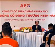 APG: ĐHCĐ chứng khoán APG - sẽ có đối tác chiến lược đồng hành, tự tin lợi nhuận 120 tỷ đồng