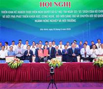 Bộ Nông nghiệp và Môi trường “bắt tay” MASAN, Vingroup, Dabaco thúc đẩy phát triển khoa học - công nghệ