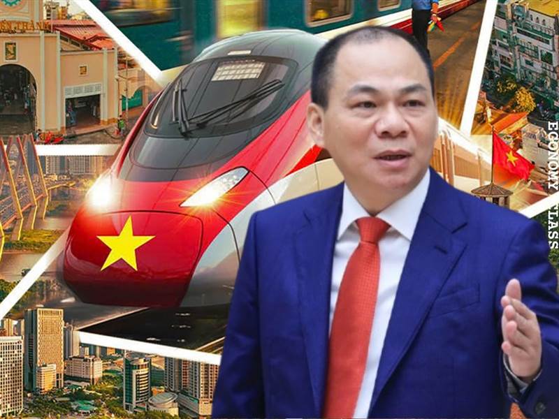 Ngoài tỷ phú Phạm Nhật Vượng, còn những ai góp vốn vào Vinspeed vừa đăng ký làm dự án đường sắt cao tốc 61 tỷ USD?