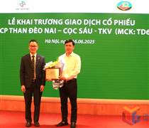 Công ty cổ phần Than Đèo Nai – Cọc Sáu – TKV: Chính thức niêm yết cổ phiếu trên sàn giao dịch chứng khoán Hà Nội