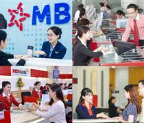 MB, HDBank, Sacombank dẫn đầu làn sóng tăng trưởng