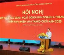 VietinBank hé lộ kết quả kinh doanh 6 tháng 2025: Dư nợ tín dụng mở rộng 10%, lợi nhuận tiếp tục tăng trưởng