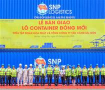 HPG: Hòa Phát bàn giao lô container đầu tiên cho Tổng công ty Tân Cảng Sài Gòn