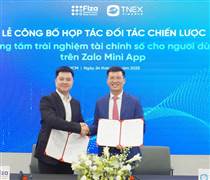 TNEX Finance và Fiza hợp tác thúc đẩy tài chính số trên nền tảng Zalo