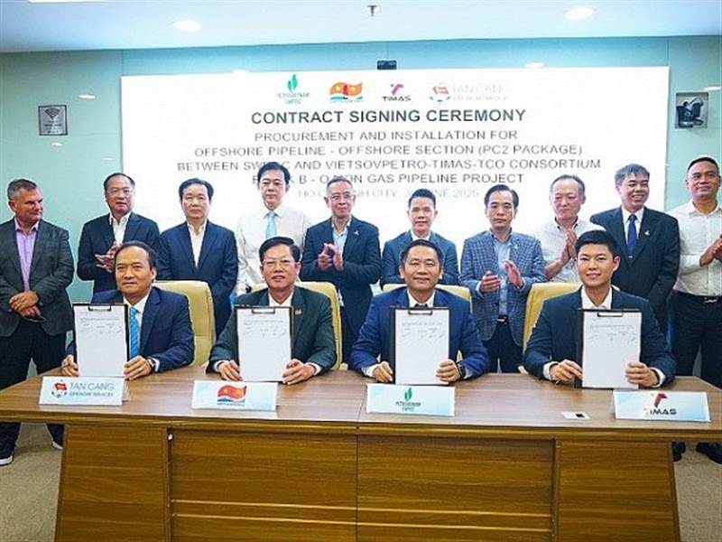 Bắt đầu mua sắm và thi công tuyến đường ống dẫn khí Lô B - Ô Môn (trên biển)